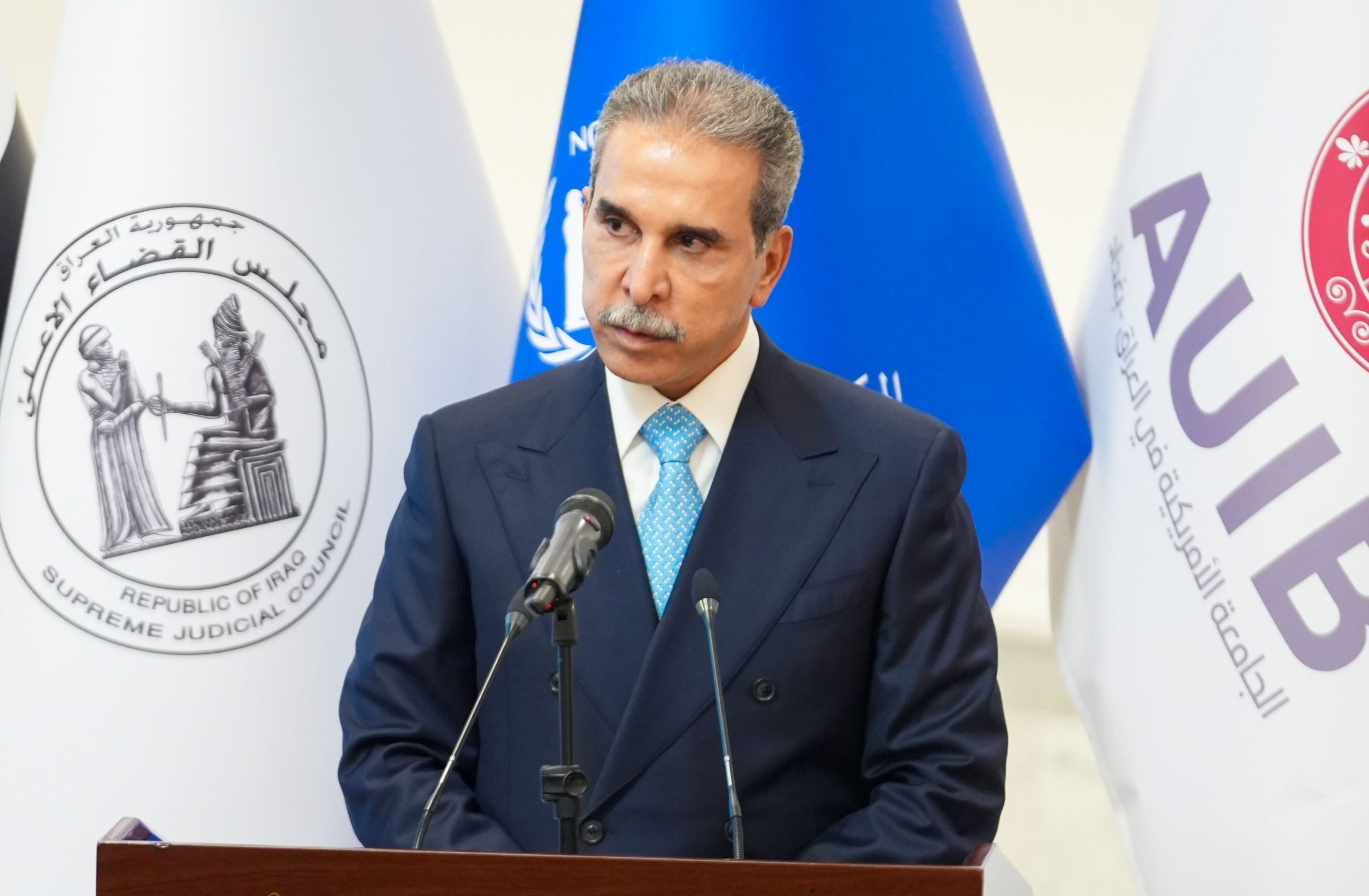 زيدان يجدّد التزام القضاء الثابت بإحقاق العدالة ومحاسبة الجناة بحق الإيزيديين
