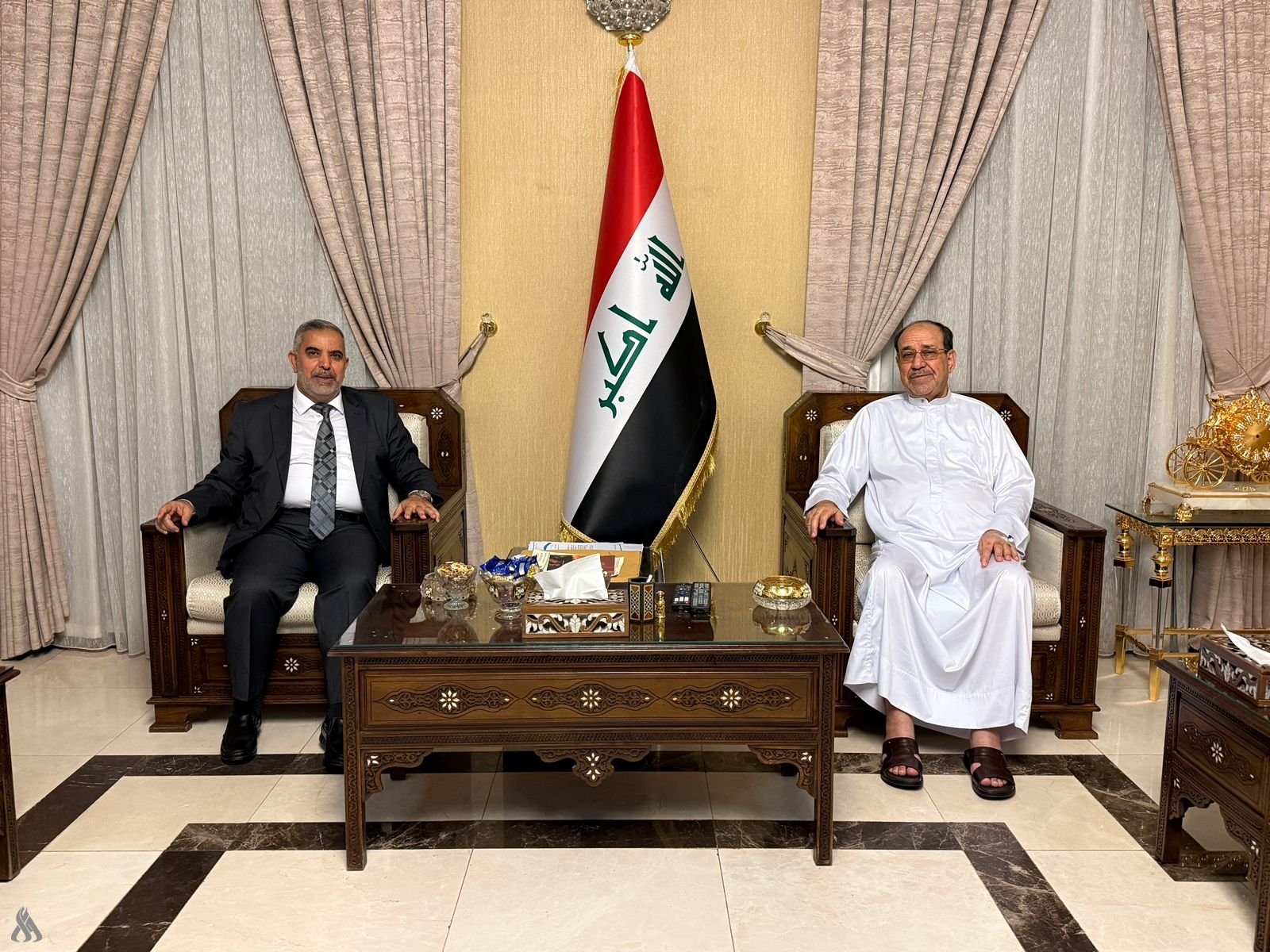 المالكي يستقبل وزير الزراعة