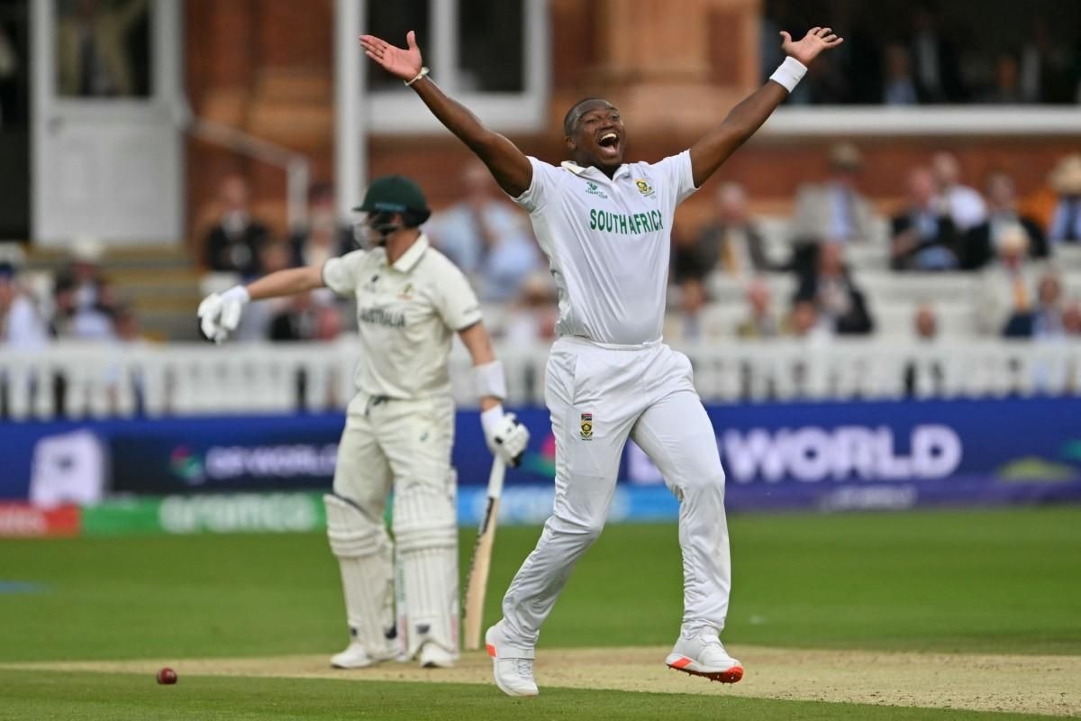 Lungi Ngidi lights up gloomy Lord's to provide Proteas with glimmer of hope in World Test Championship final
