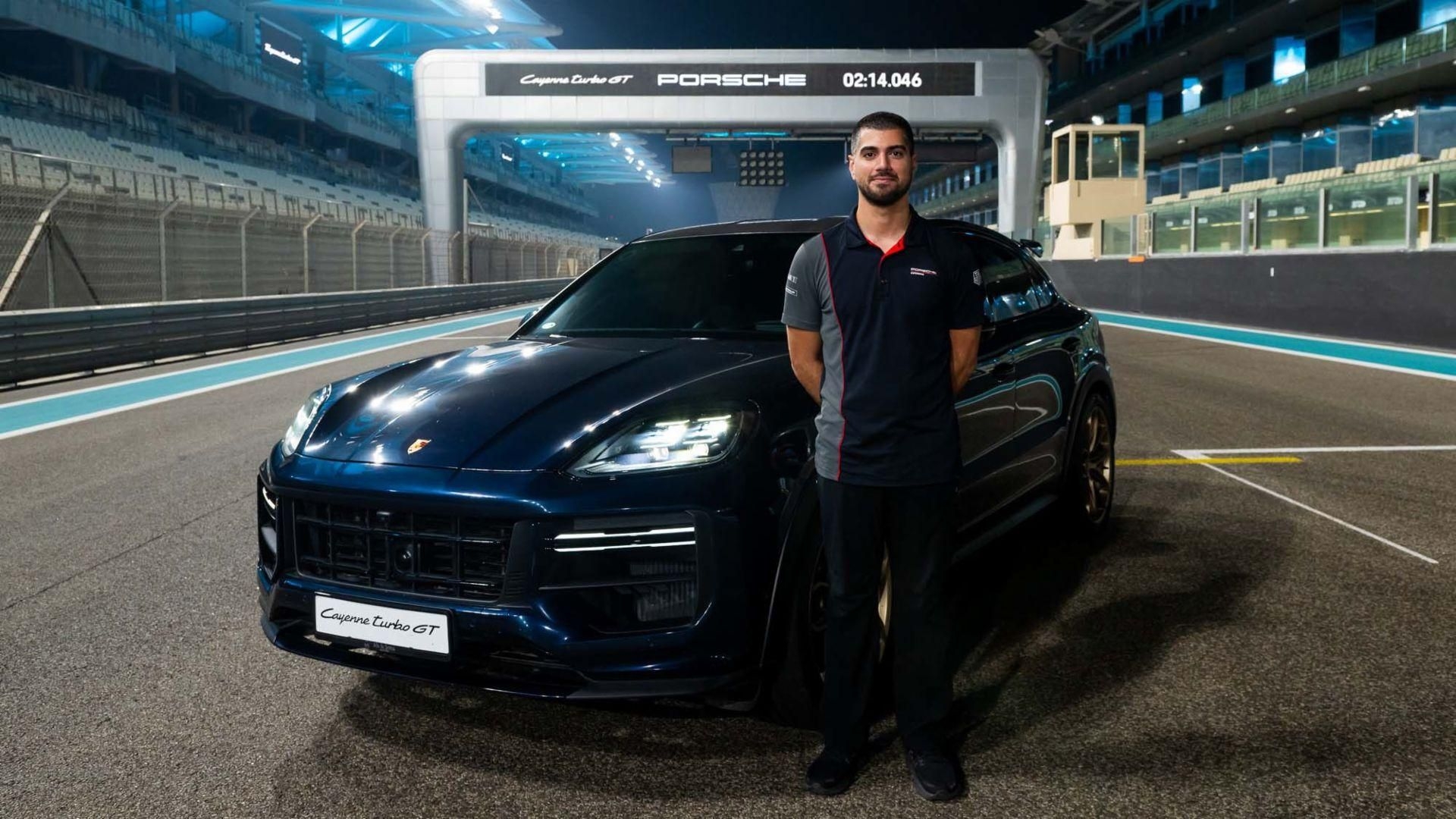 WATCH: Porsche Cayenne Turbo GT sets new record at Yas Marina Circuit