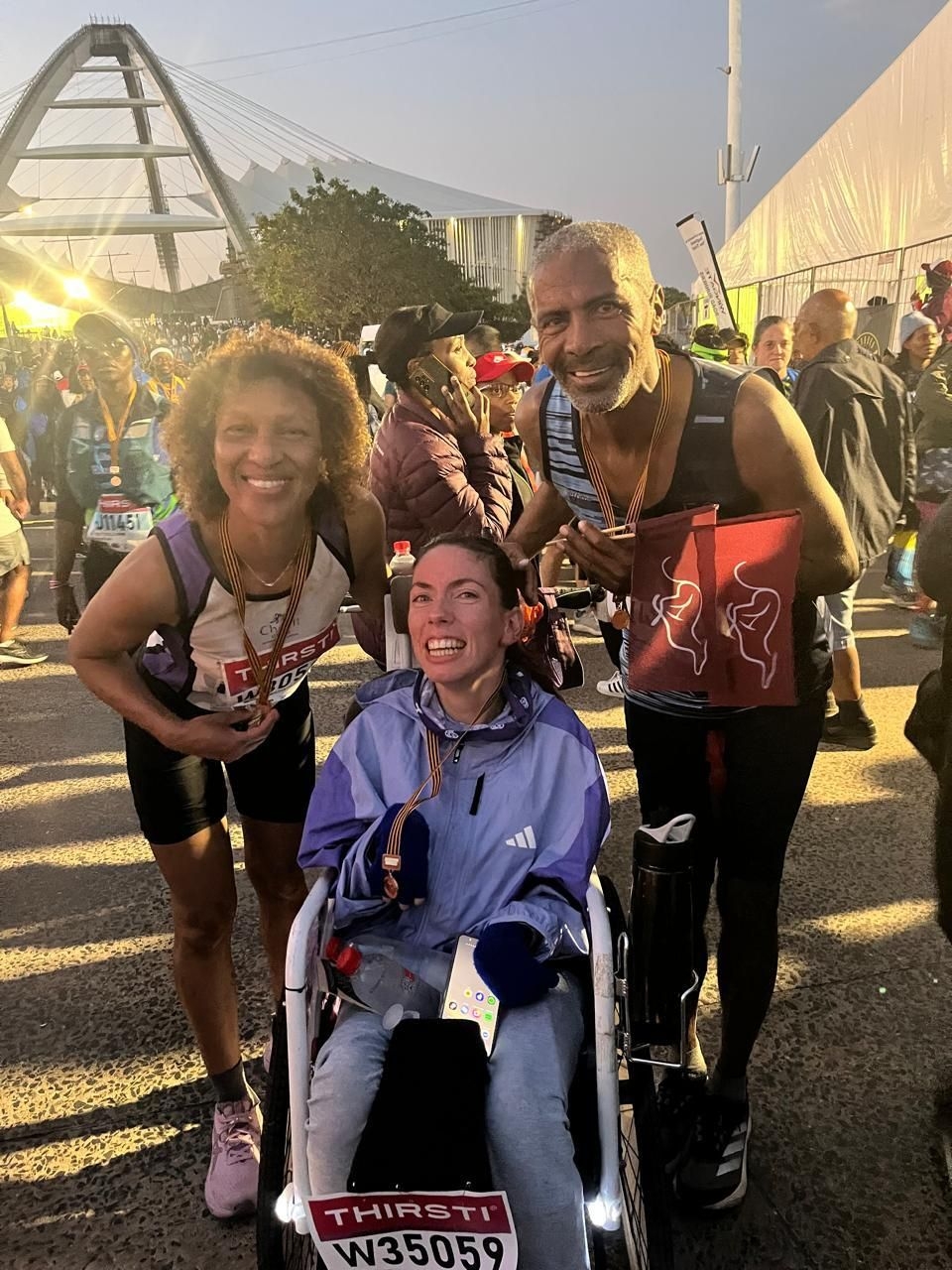 Chaeli Mycroft triumphs in her seventh Comrades Marathon, pushing for wheelchair inclusion
