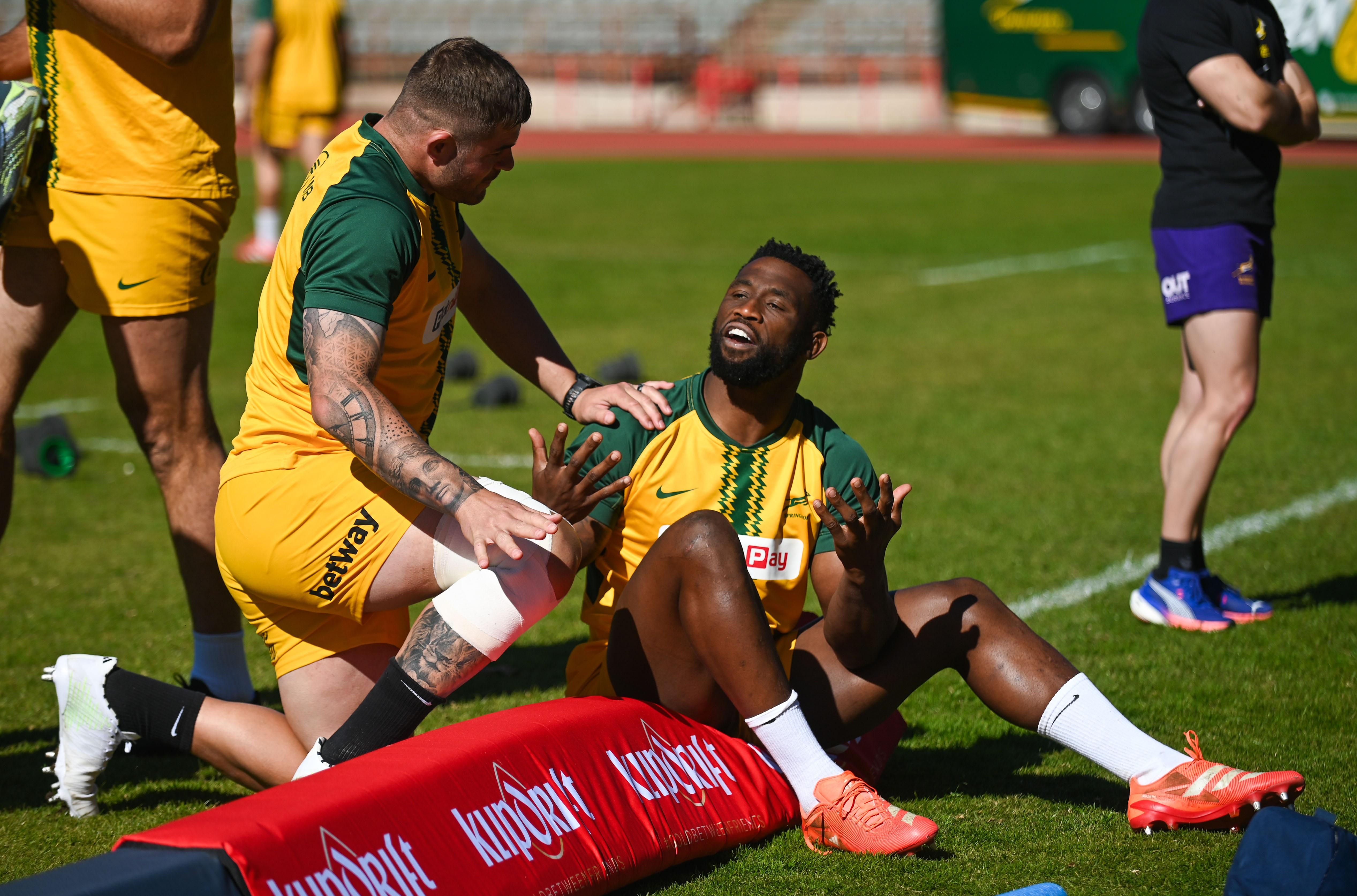 Springbok hugs are just different, says captain Siya Kolisi on Lood de Jager return