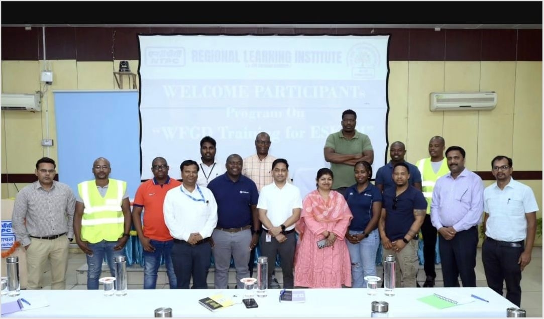 Eskom engineers receiving training at India's leading power utility as part of MoU