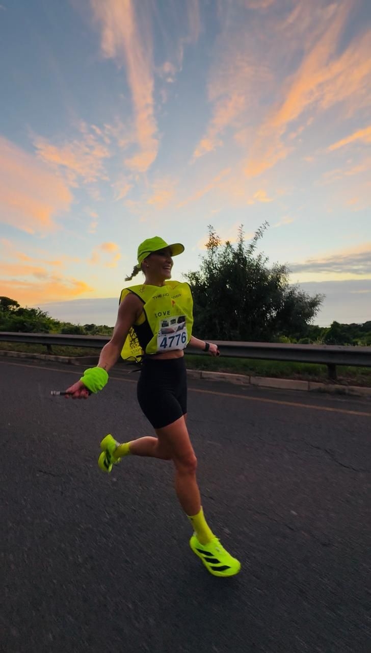 Comrades Marathon athlete Marissa Groenewald - raising awareness for human trafficking - one skip at a time