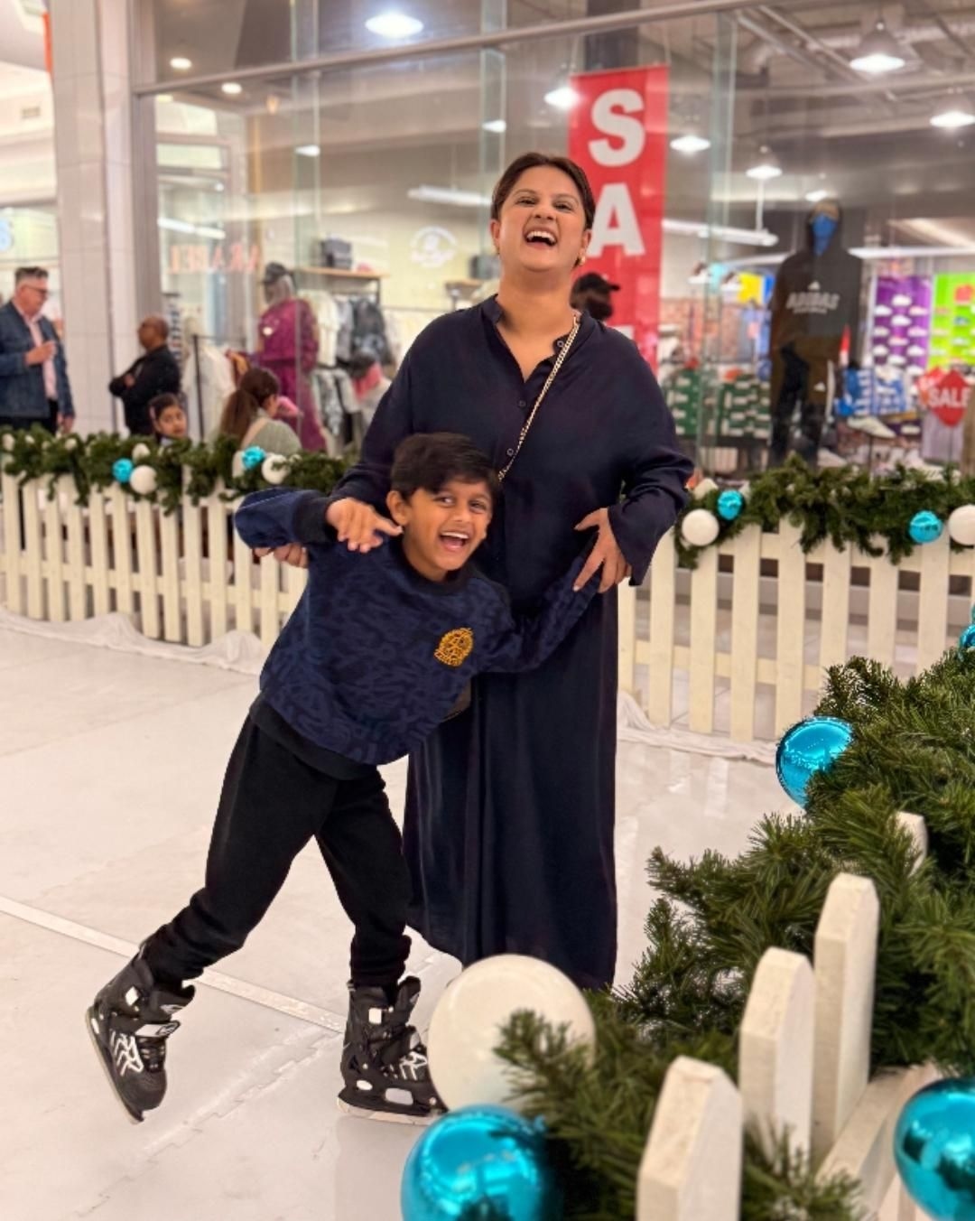 Celebrate Christmas in July with ice skating and donations at The Pearls Mall