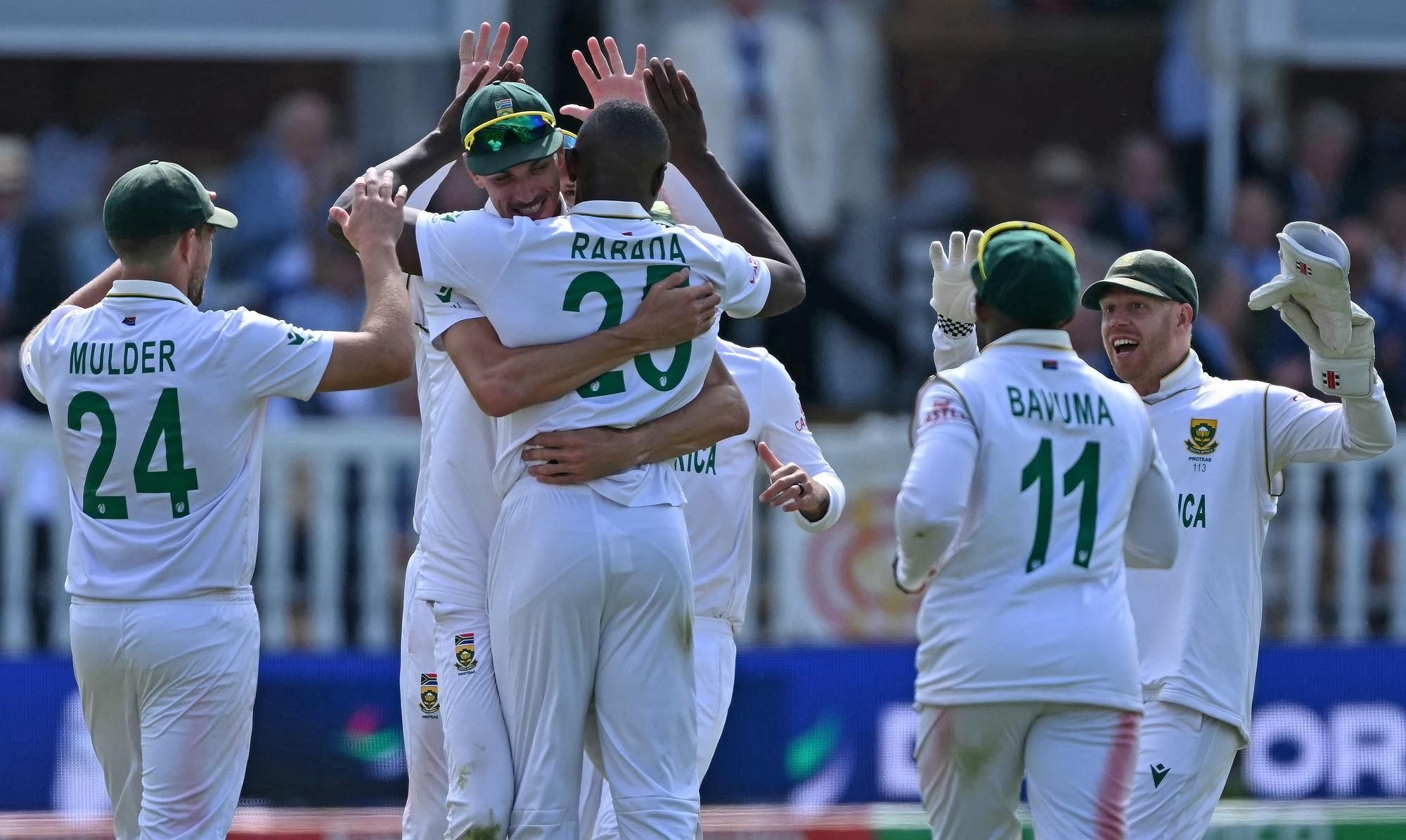 Kagiso Rabada stars as Australia bundled out for 212 in WTC final
