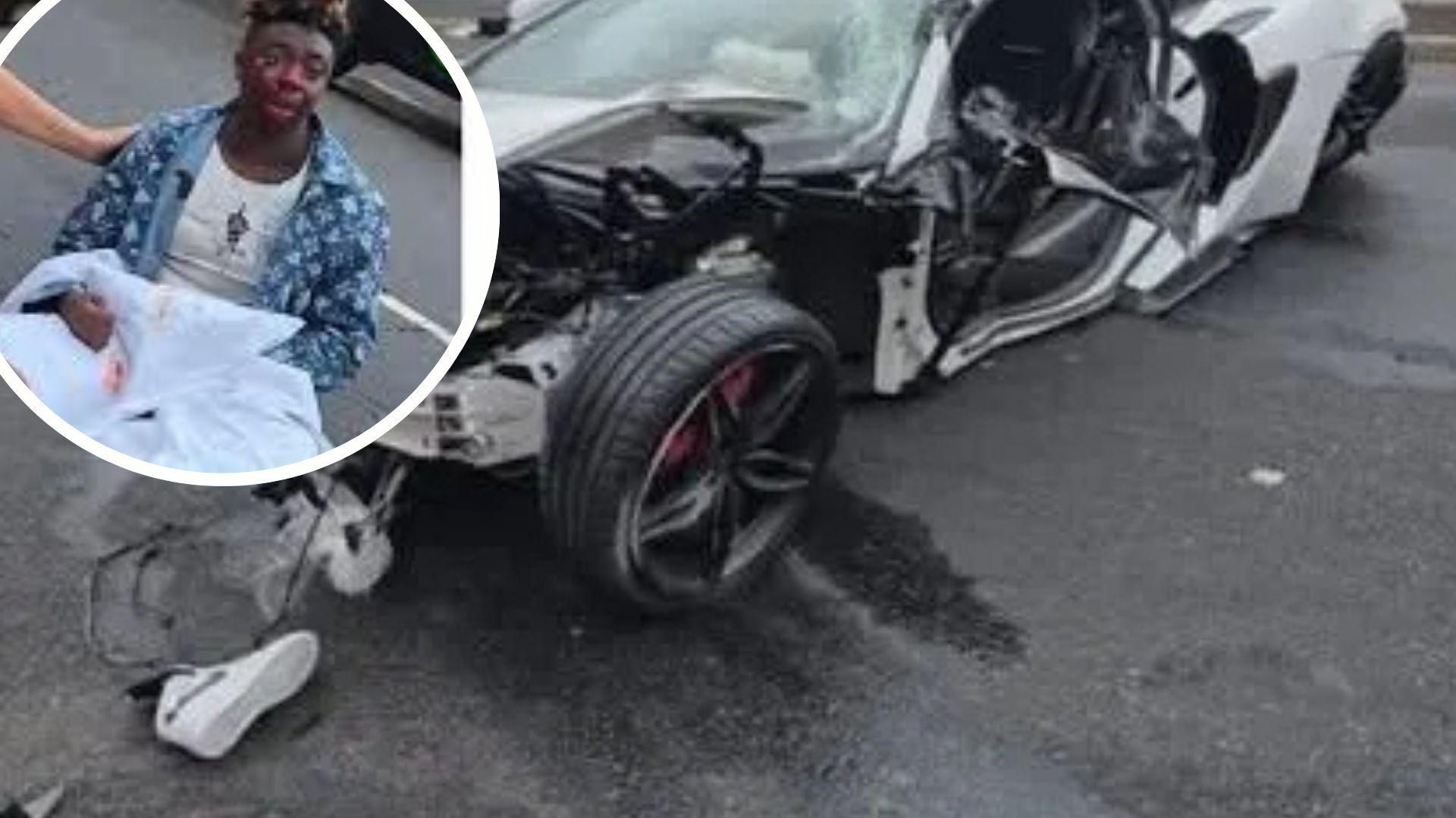 Prince Daniel Obioma, aka 3GAR, charged with negligent driving after McLaren crash in Sea Point