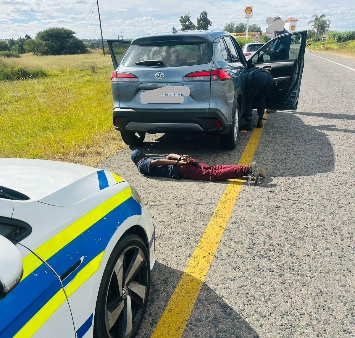 LOOK: Another stolen Toyota Corolla Cross intercepted while heading to cross Beitbridge