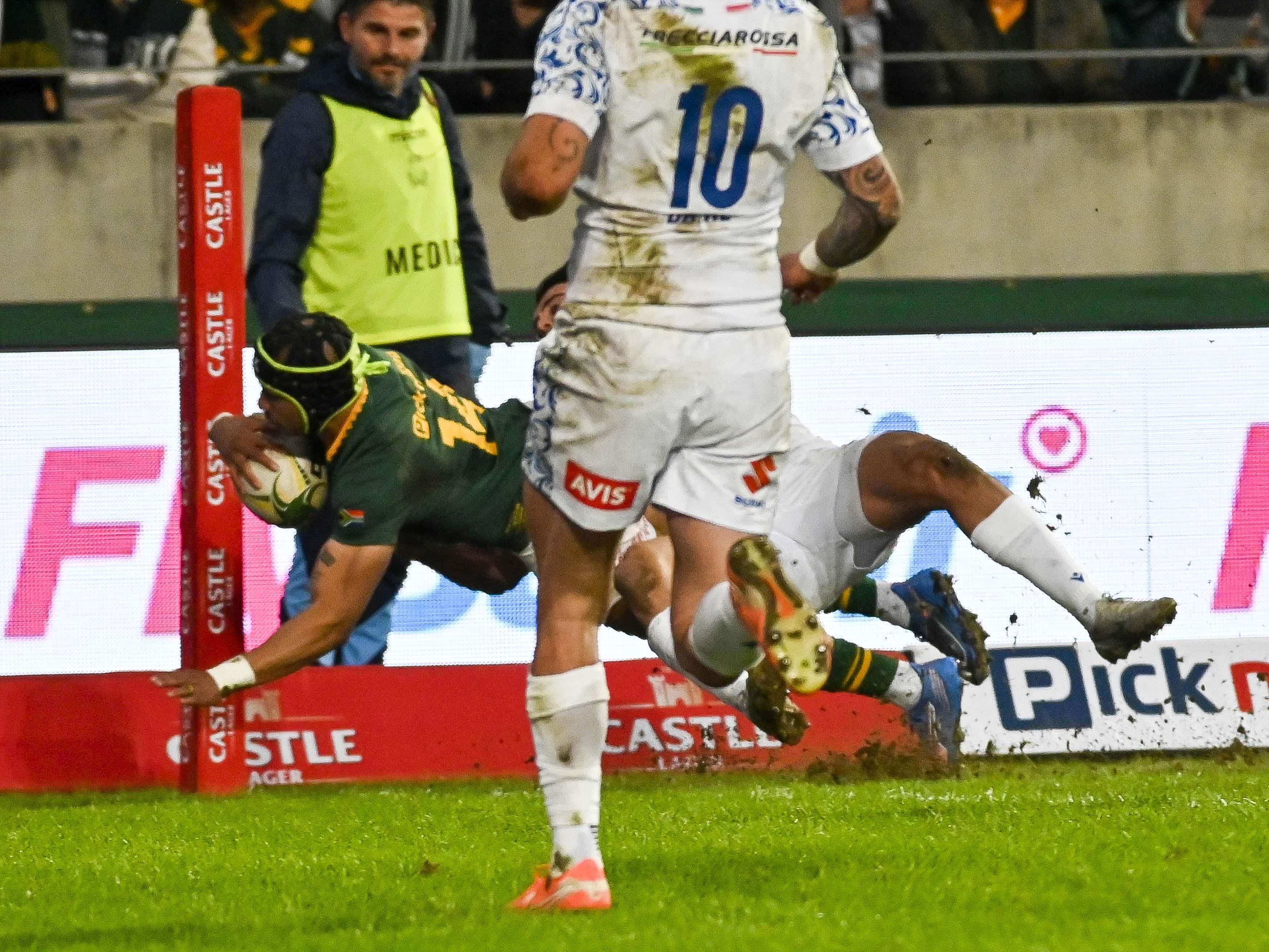 Springboks redeem themselves in Gqeberha to wrap two-Test series in against Italy