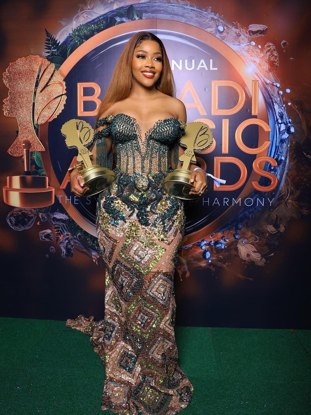 Moozlie, Kharishma, Liyema Pantsi, and Babalwa M shine at the Basadi in Music Awards