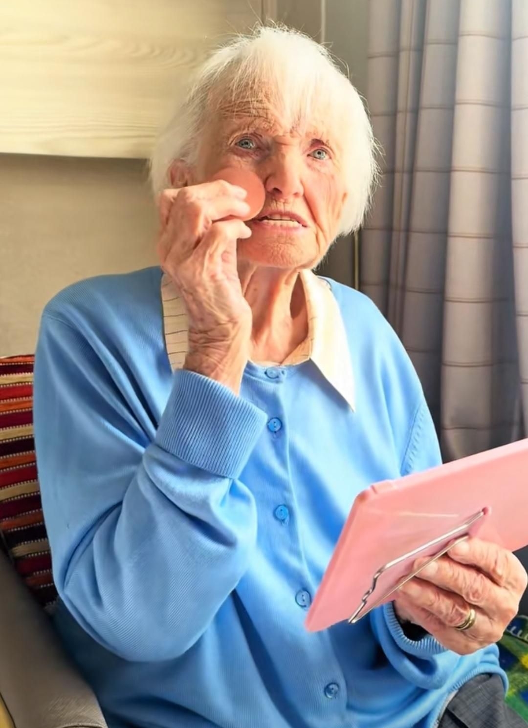 WATCH: 103-year-old beauty influencer shares makeup tips