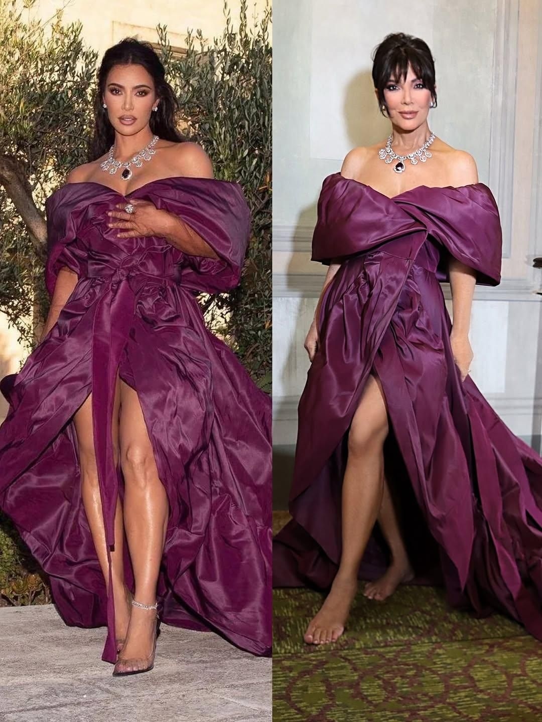 Kris Jenner rewears Kim Kardashian's iconic Dolce and Gabbana gown in Venice