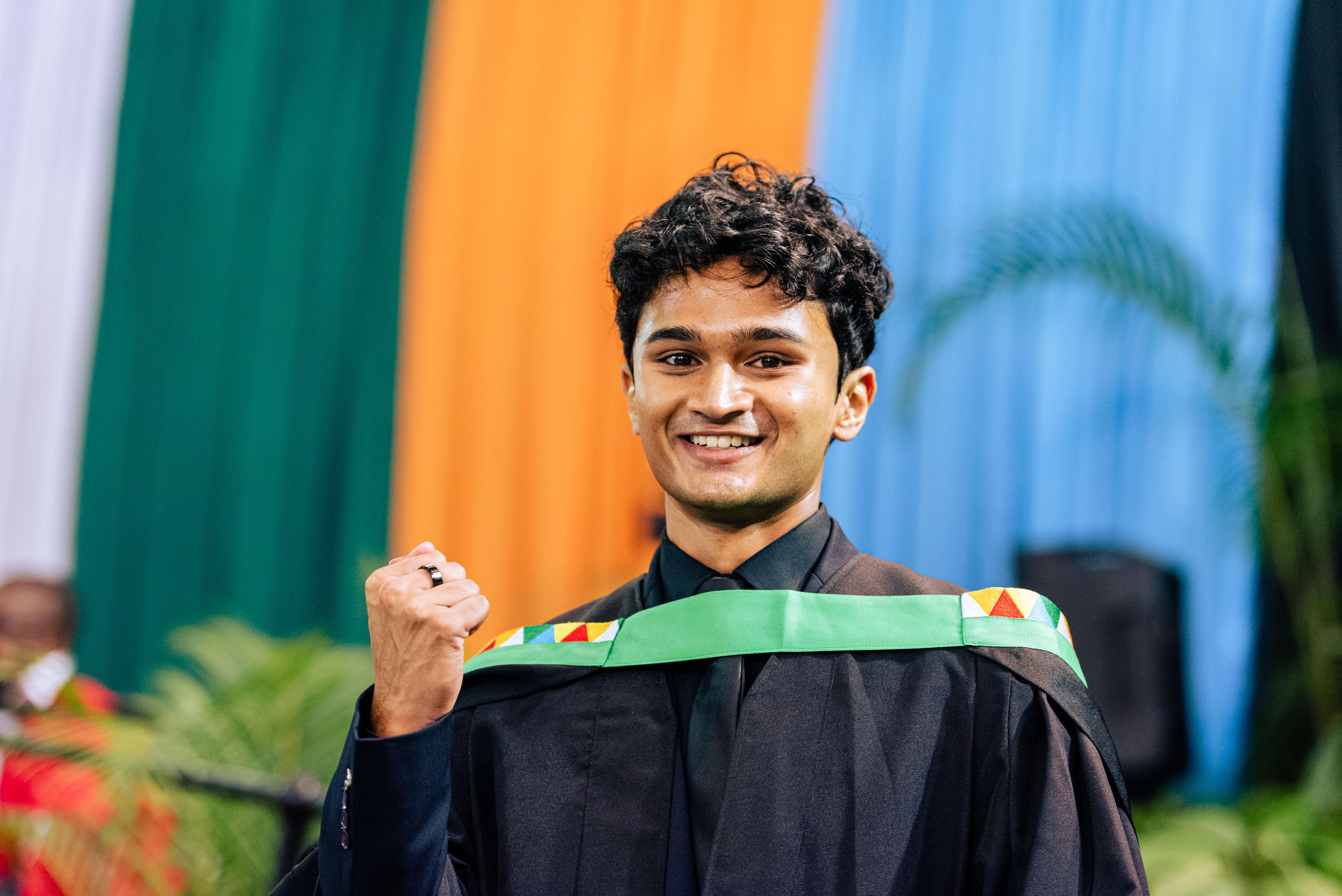 Jaedon Naidu graduates summa cum laude as UKZN's top performing graduate of 2025