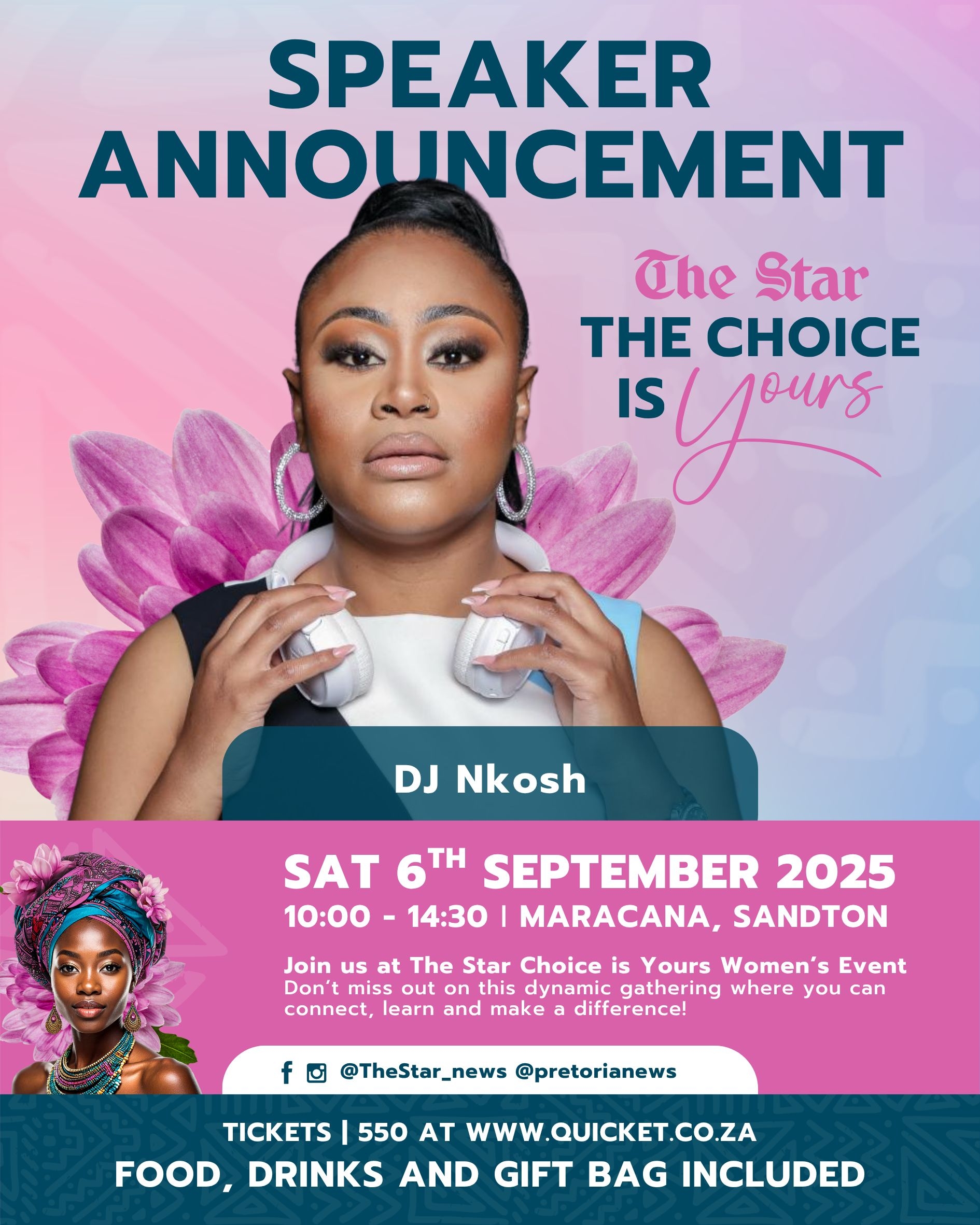 DJ Nkosh Brings the Beat to Celebrate Women's Power at ‘The Choice is Yours' 2025