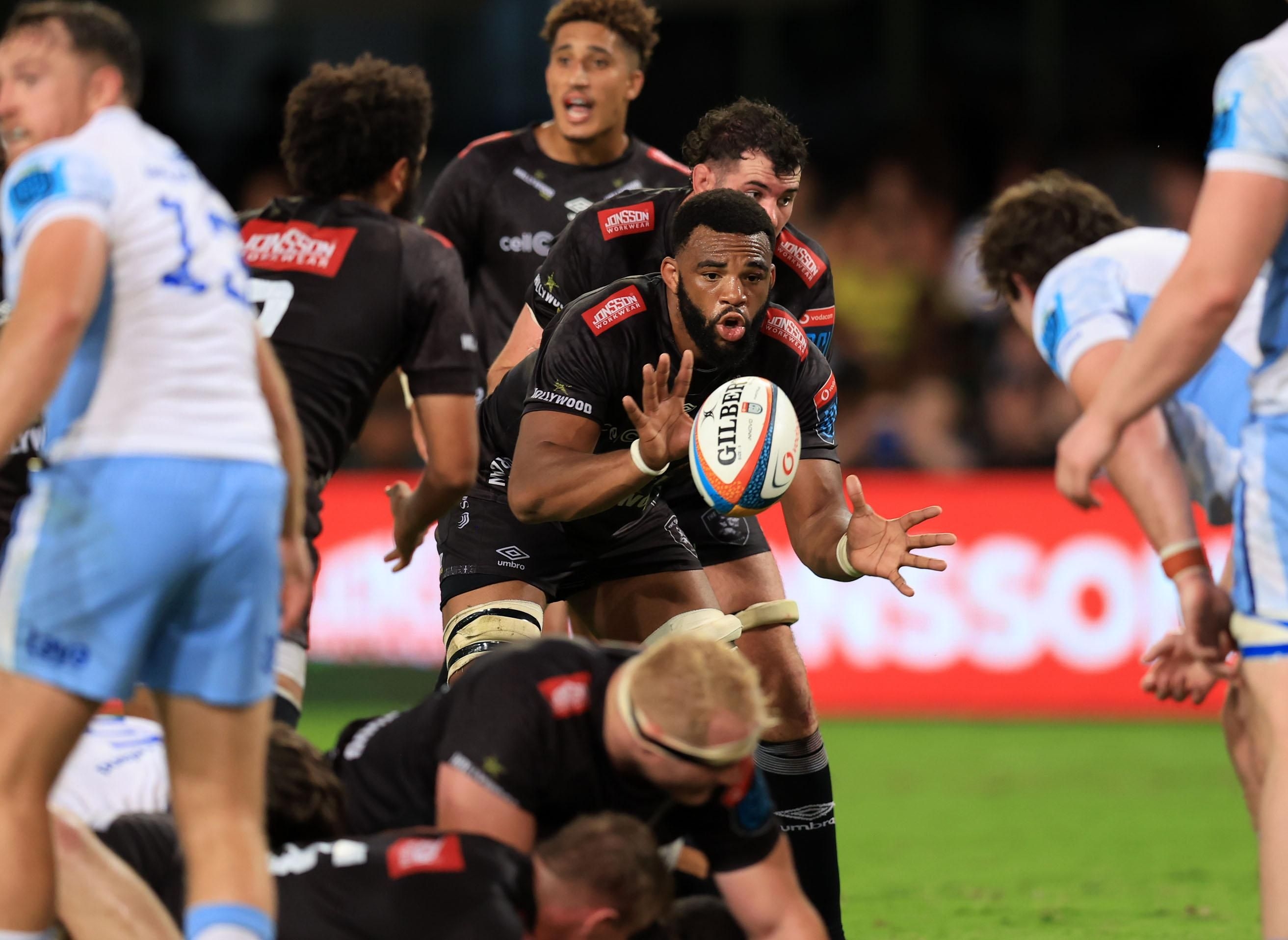 Etzebeth back, Tshituka in soaring form for Sharks as he tops URC lineout stats ahead of Ospreys clash
