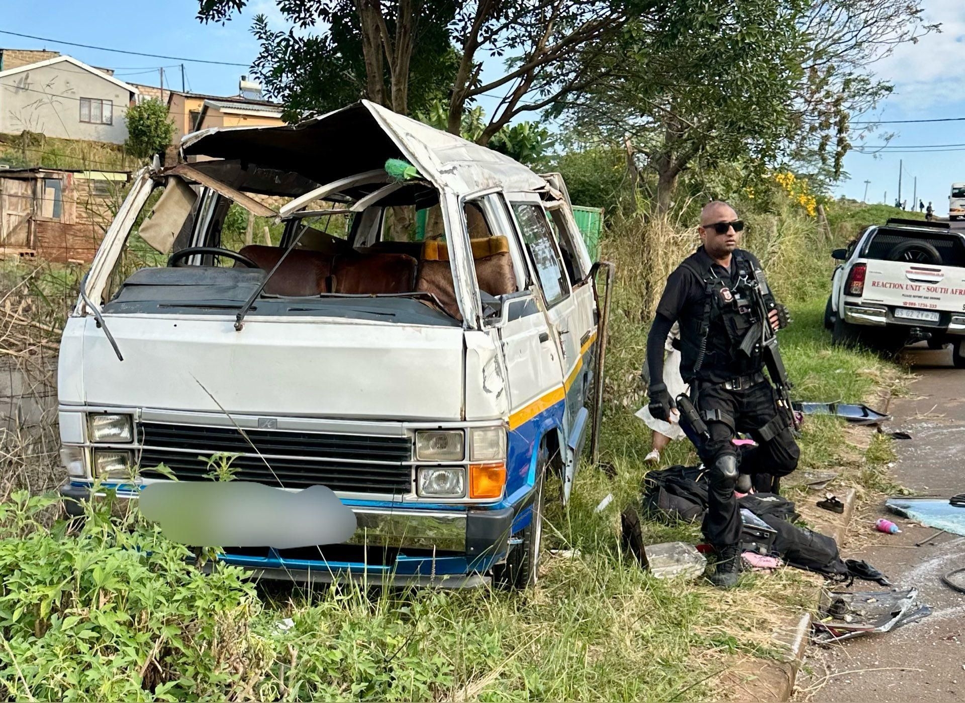 Twenty-seven scholars injured after taxi overturns in Waterloo, KZN