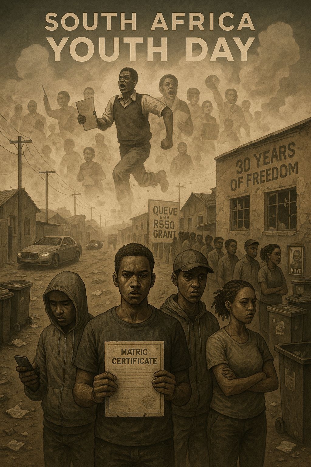 Three decades into democracy, there is nothing to celebrate this Youth Day