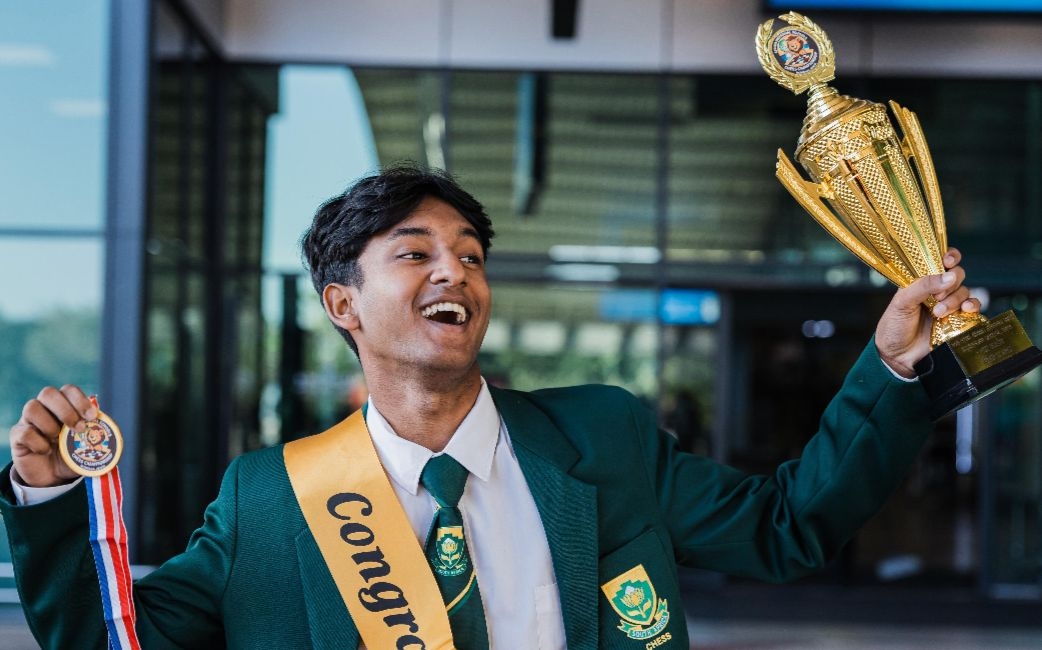 Jorah Soojay triumphs at the 2025 African Schools Individual Chess Championship