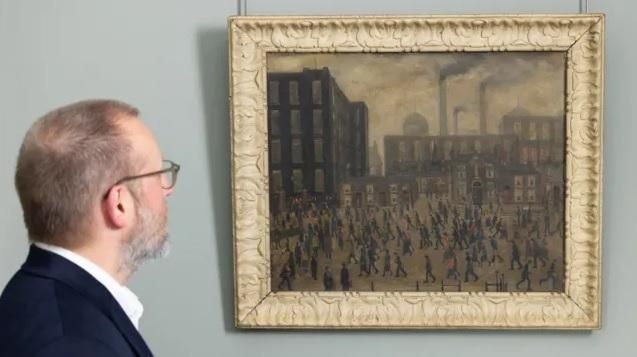 £10 painting by 'matchstick men' artist may fetch £1 million