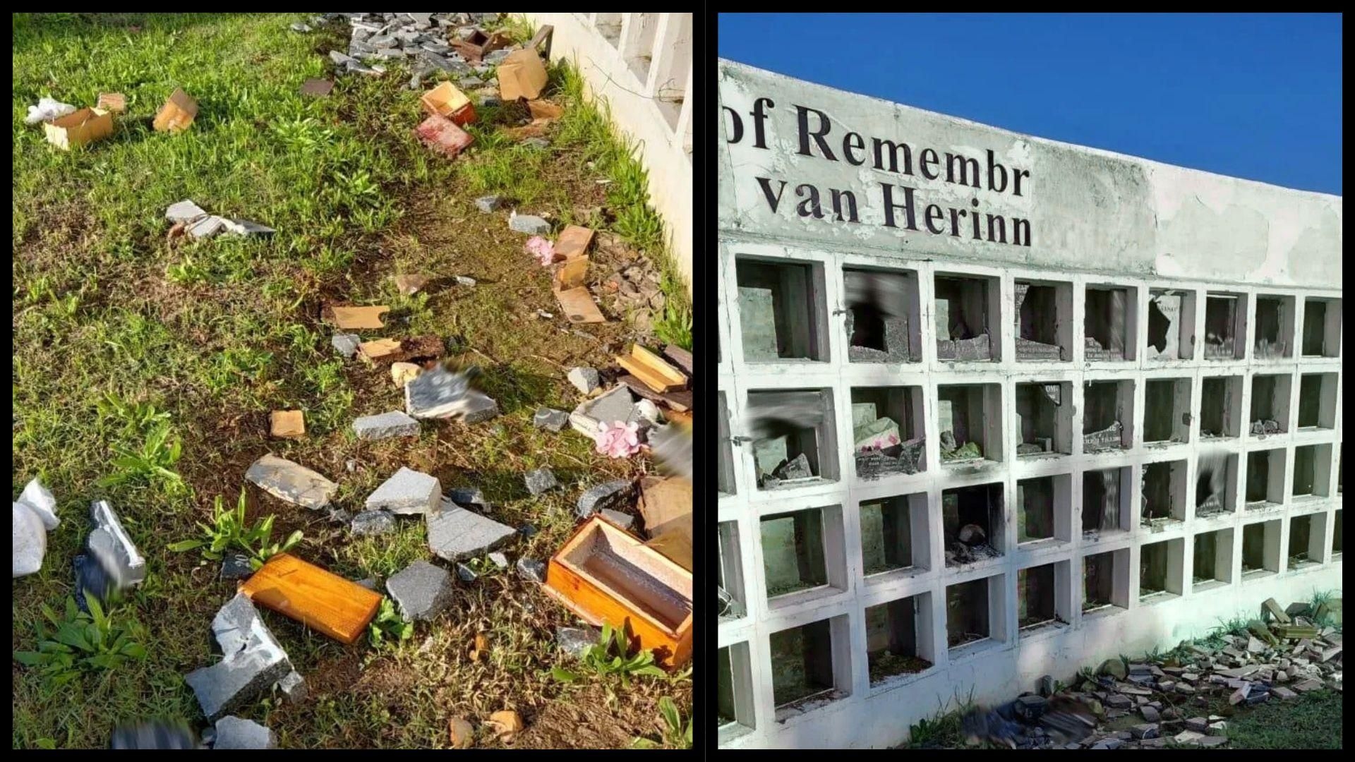 Malicious damage to Wall of Remembrance at Wellington Cemetery prompts police inquiry