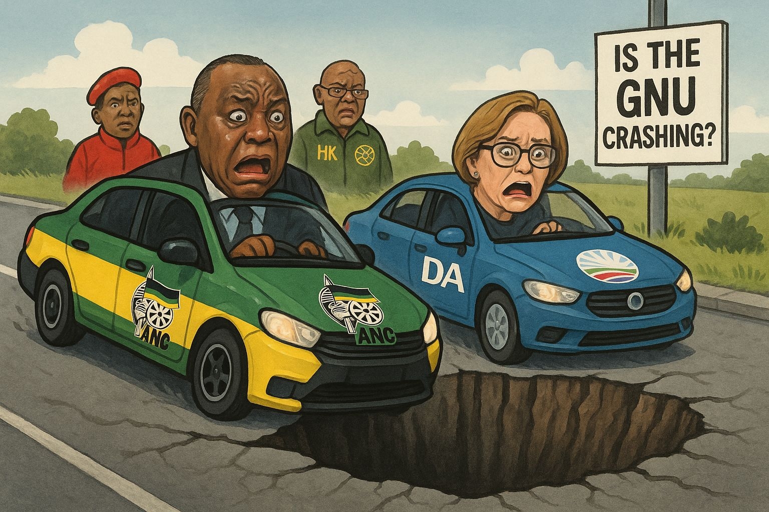 The GNU cracks are now a sinkhole… for the DA? ANC? Or both?