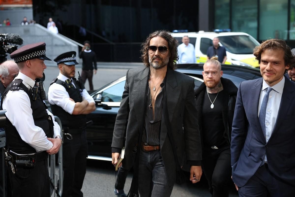 UK comedian Russell Brand pleads not guilty to rape and sexual assault