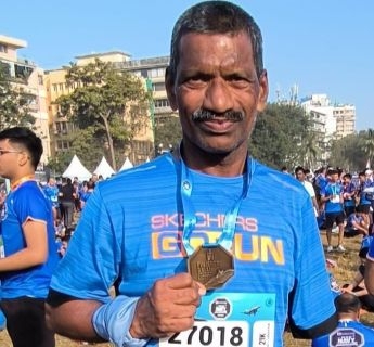 One-armed runner's determination in the face of adversity
