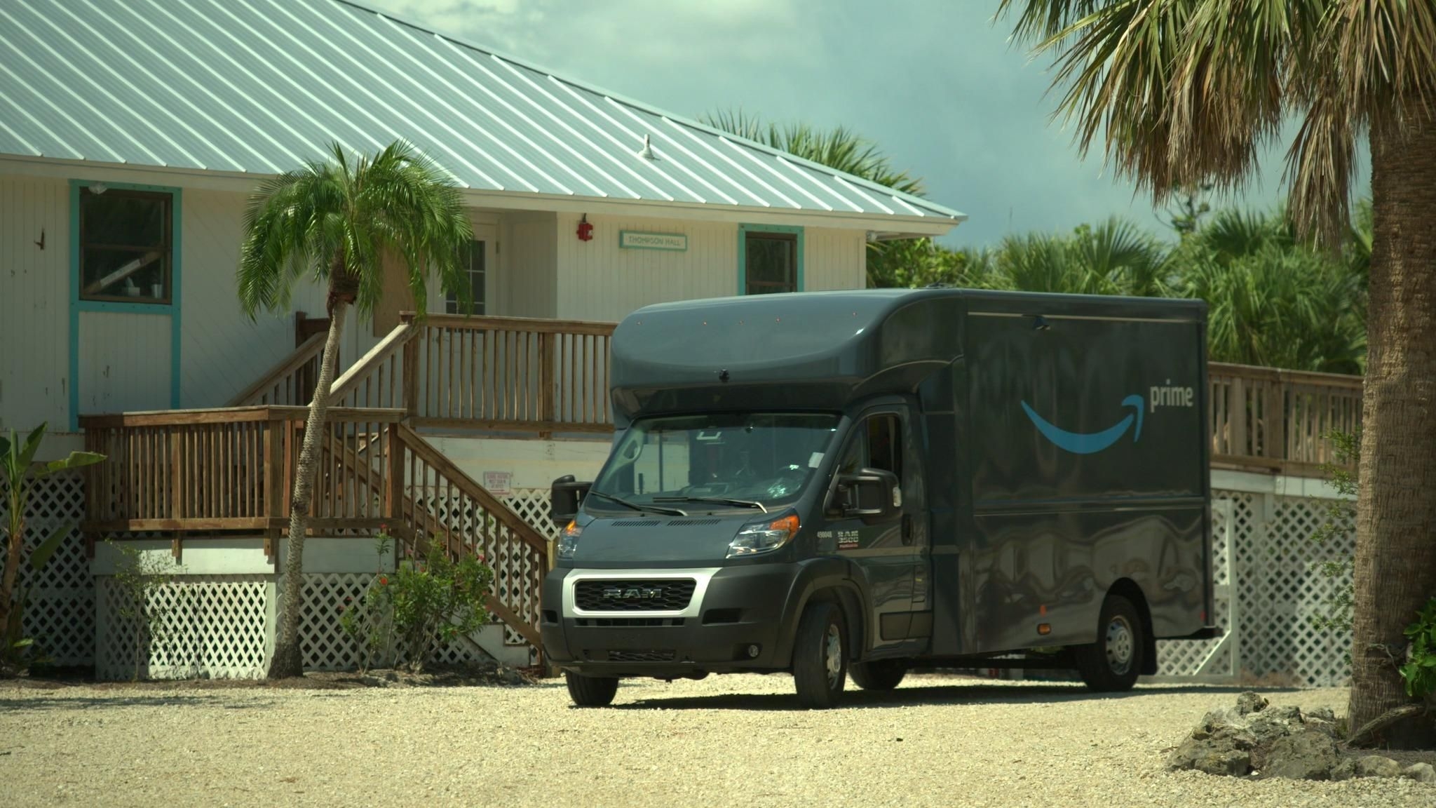 Porch pooper: Security cameras catch Amazon driver delivering more than just packages to US customers