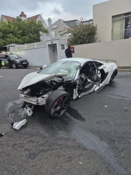 Nigerian rapper 3GAR to face charges for reckless driving after McLaren crash in Sea Point