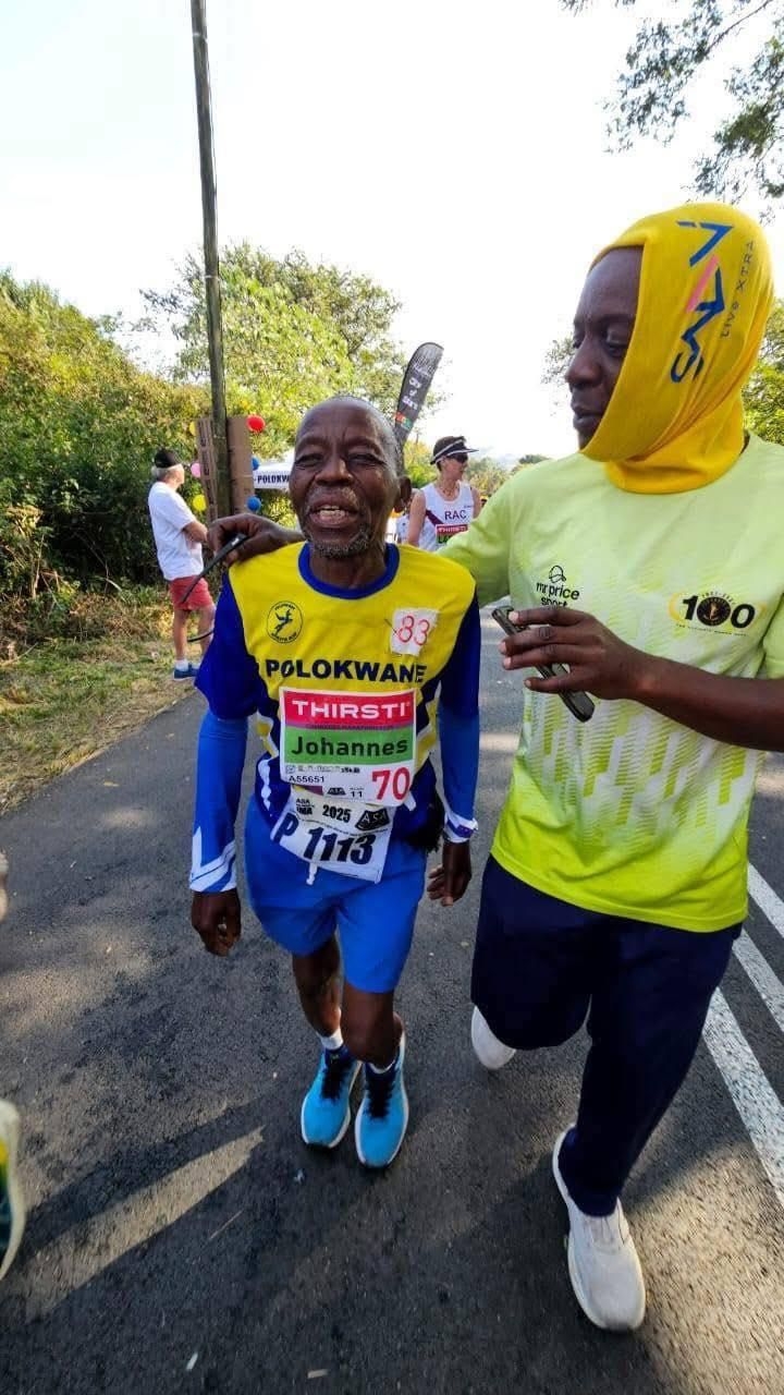 Comrades Marathon: He did it! Johannes Maros Mosehla finishes Comrades Marathon at 83!