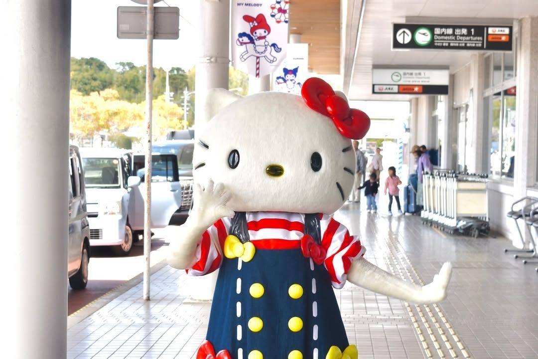 Oita Airport becomes a Hello Kitty wonderland: where travel meets cuteness