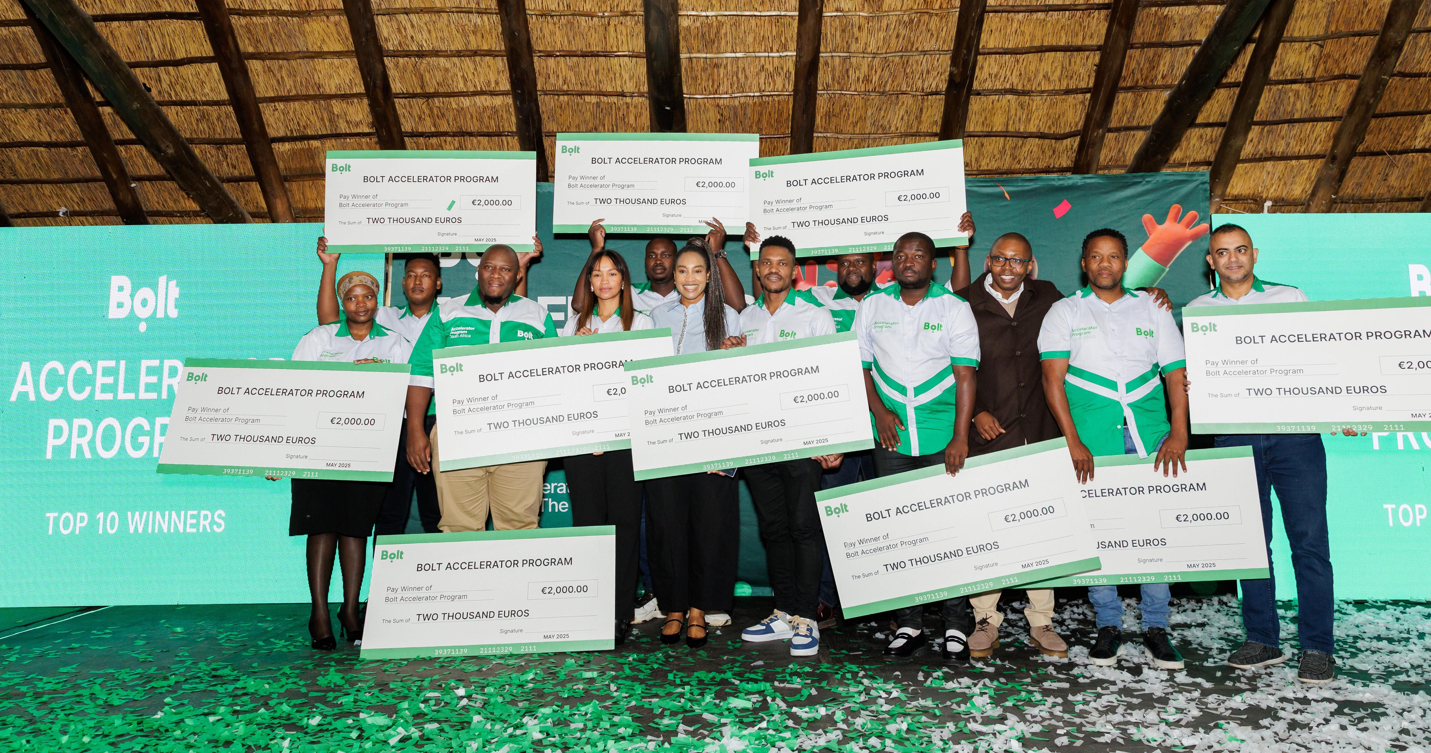 Bolt Invests over R400 000 to support emerging mobility entrepreneurs in SA