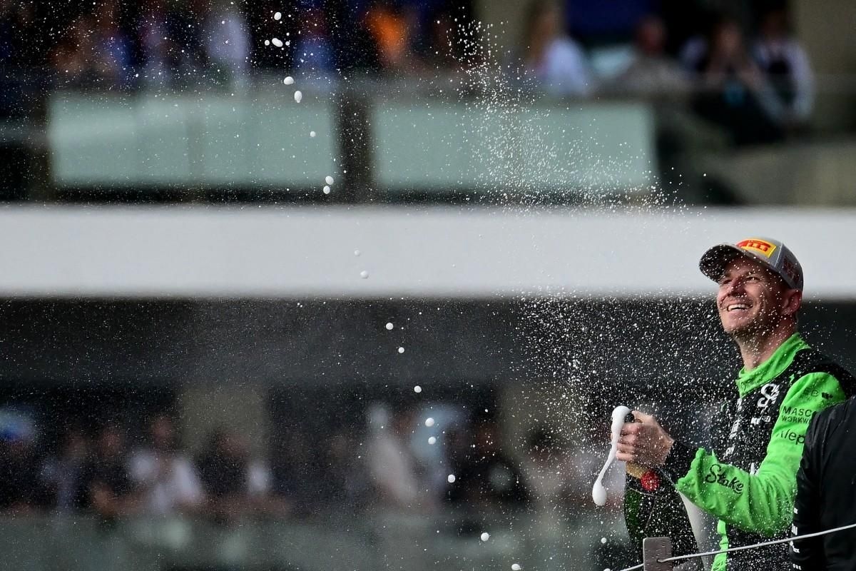 McLaren hold firm in the rain as Hulkenberg ends 239-race wait to step up