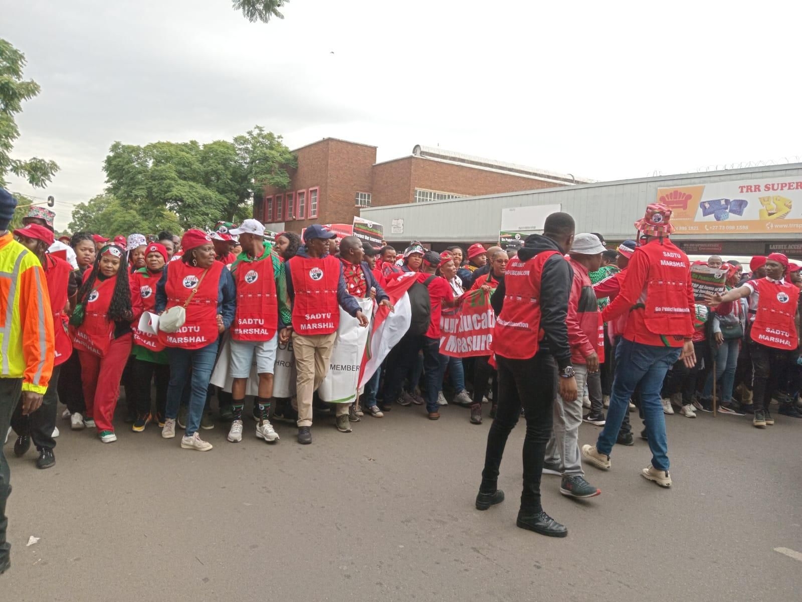 Teachers march against austerity measures harming South African education