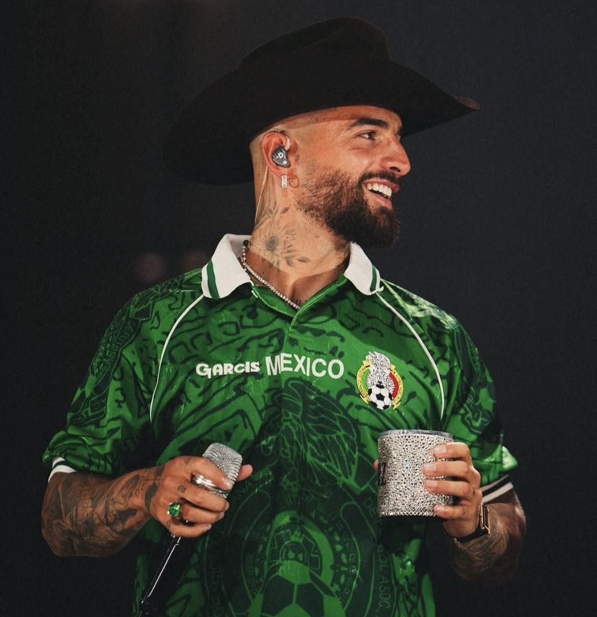 Colombian star Maluma champions children's hearing safety during concert performance
