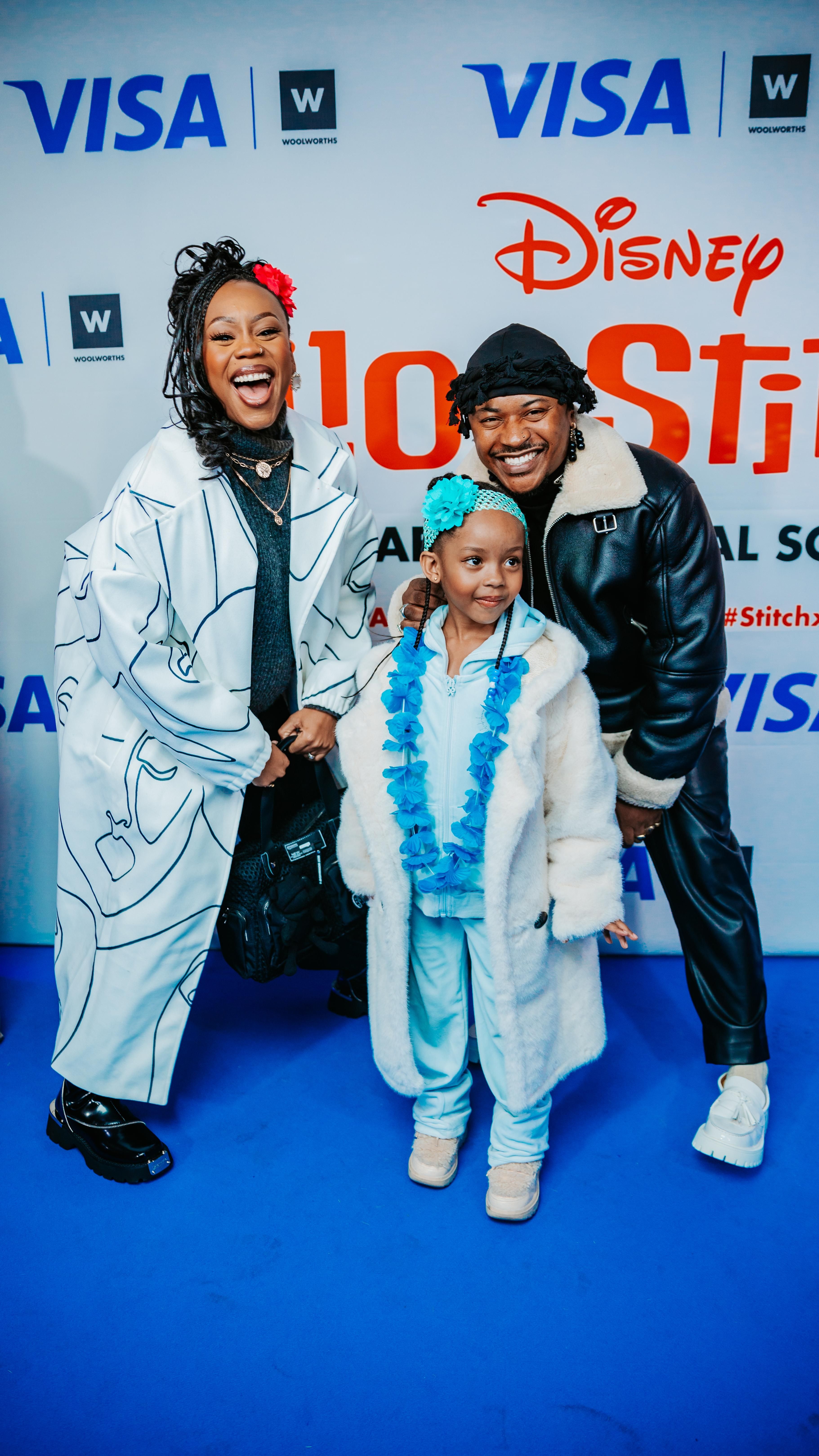 Mzansi celebrities and their kids shine at ‘Lilo and Stitch' premiere"