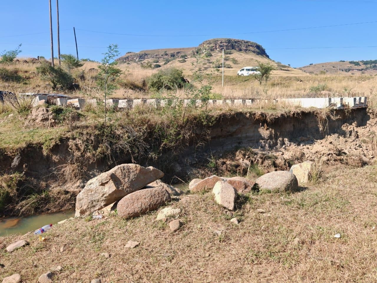 Klein Boesmans River Bridge construction in KwaZulu-Natal: R29 million spent, yet incomplete