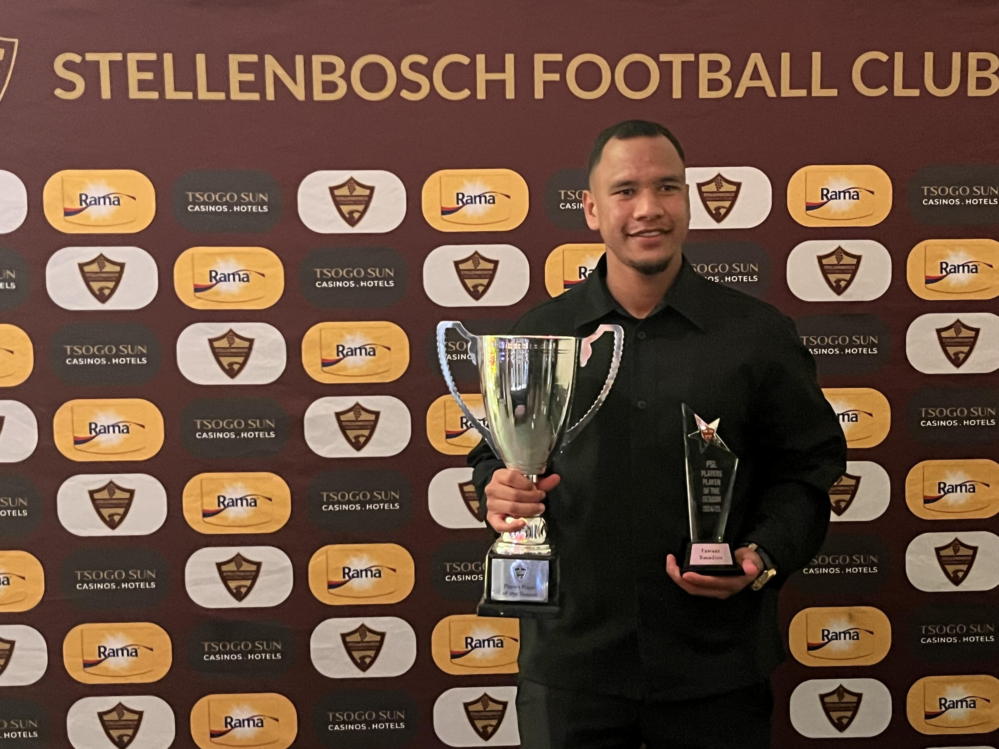 'It doesn't stop here', says Fawaaz Basadien after cleaning the floor at Stellenbosch FC awards