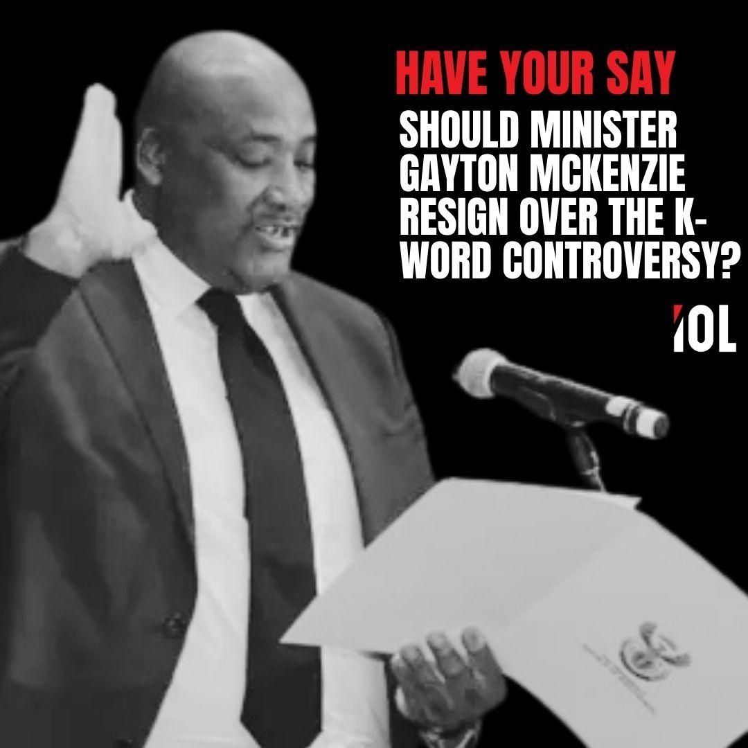 POLL: Should Minister Gayton McKenzie resign over the K-word controversy?