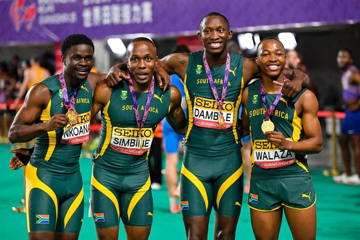 I promise, no more false starts, says Bayanda Walaza after South Africa's gold rush at World Relays