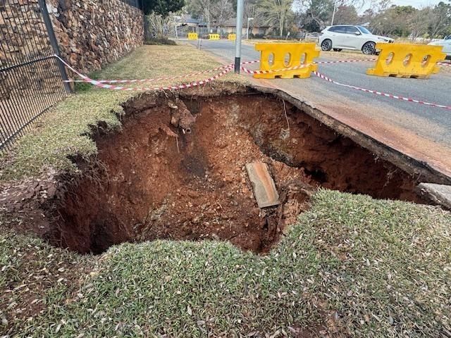 Urgent action needed: Freedom Front Plus calls for disaster status in Centurion sinkhole crisis