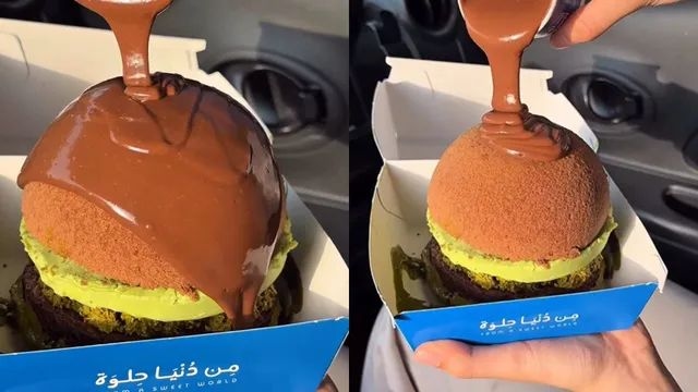 Dubai's viral chocolate burger divides the internet: culinary genius or just a sugar bomb?