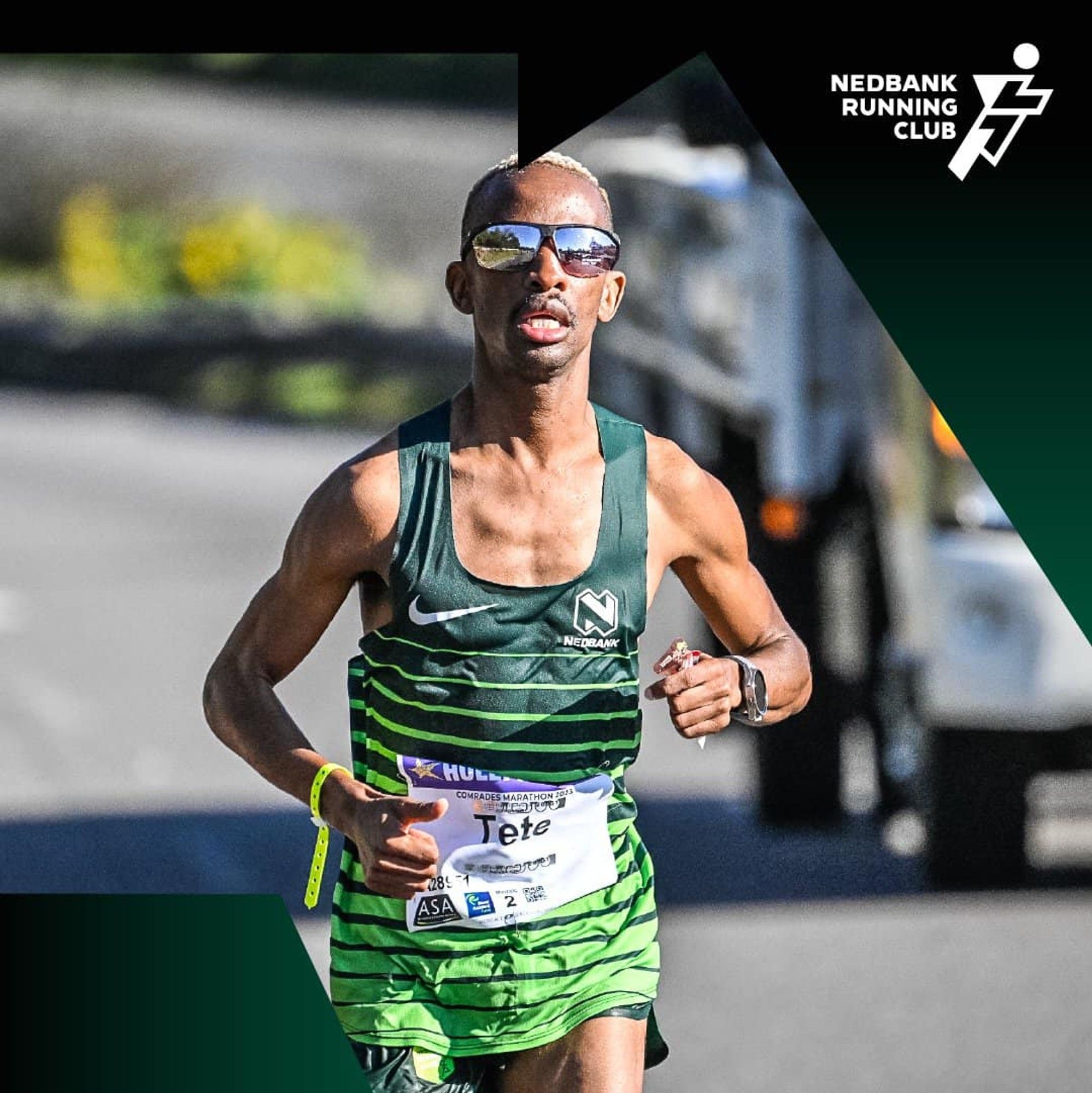 Tete Dijana prepares for a hat-trick at the Comrades Marathon