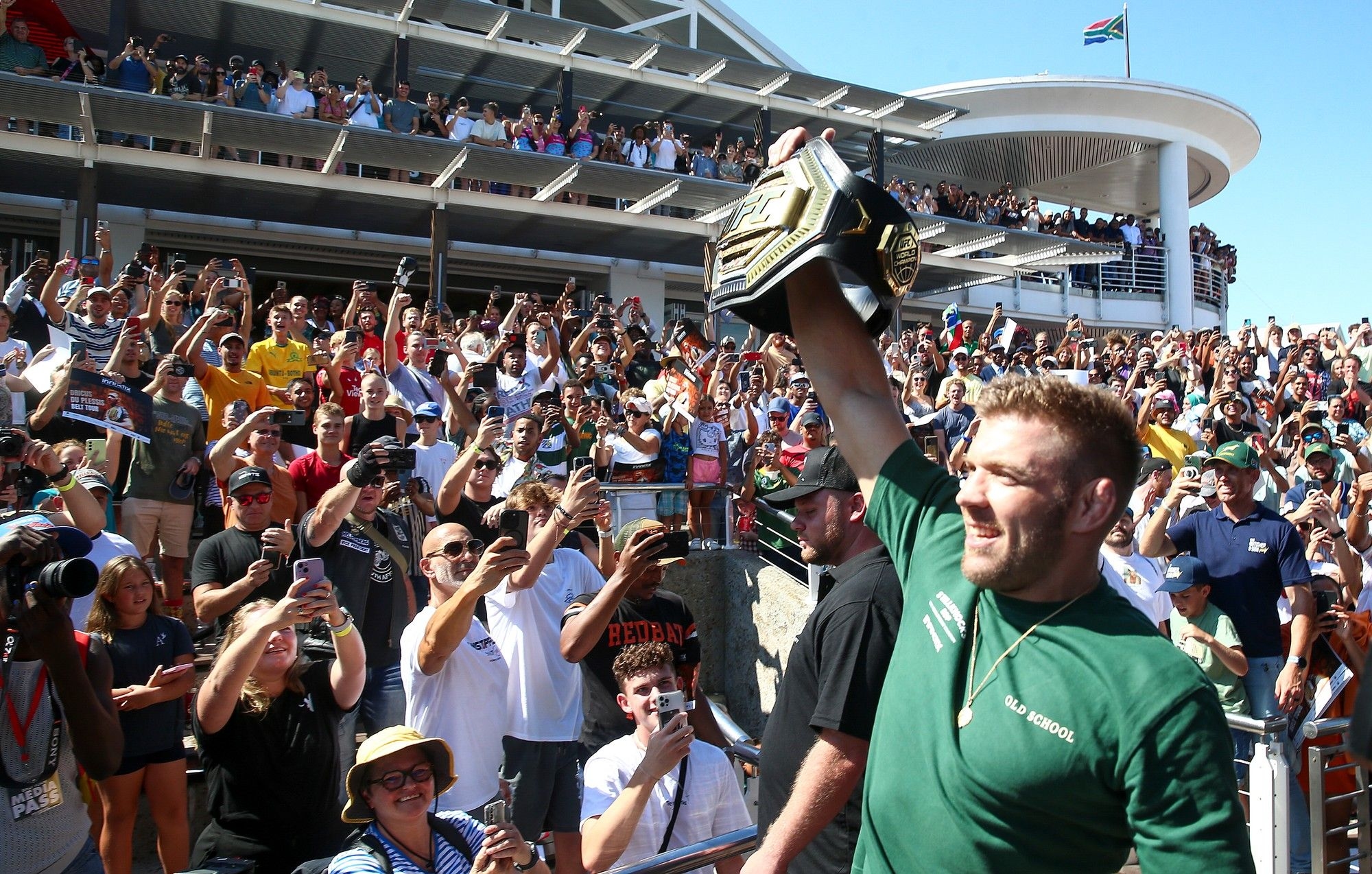 Chimaev is Du Plessis' biggest fight to date, and South Africa's