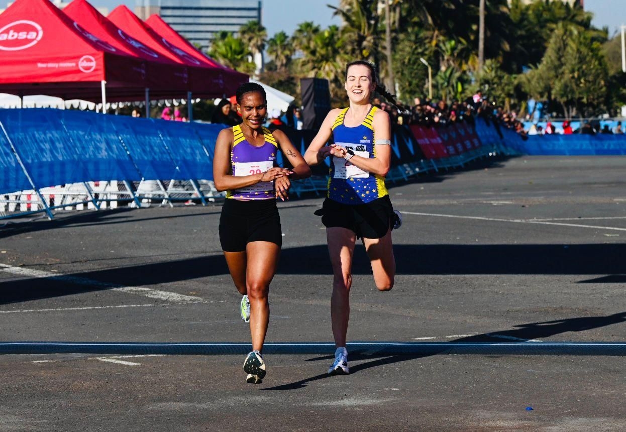 Tayla Kavanagh plays the field to perfection in setting PB at Totalsports Women's Race Durban