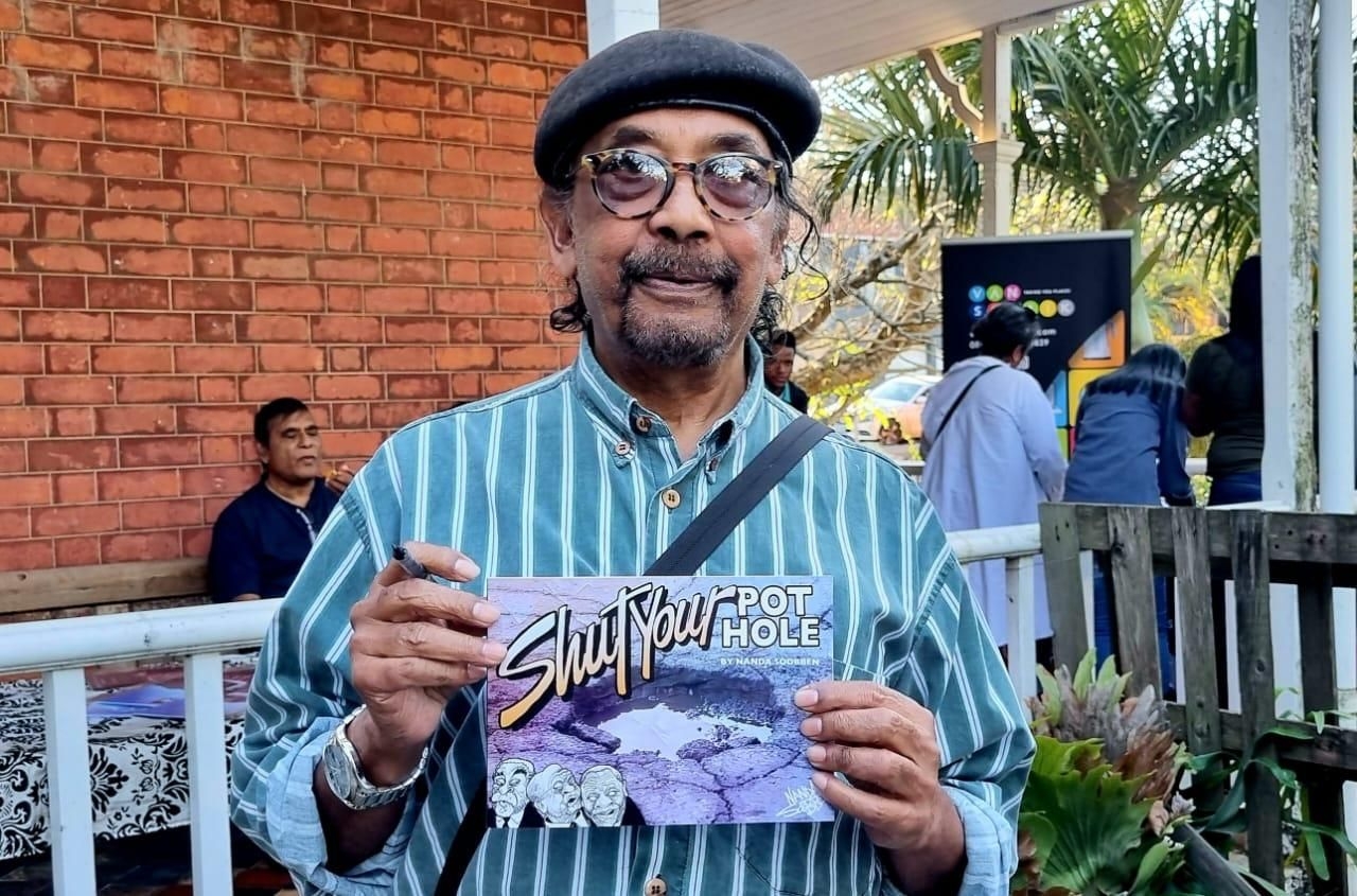 Exploring Politics Through Art: Nanda Soobben's provocative book, 'Shut Your Pothole'