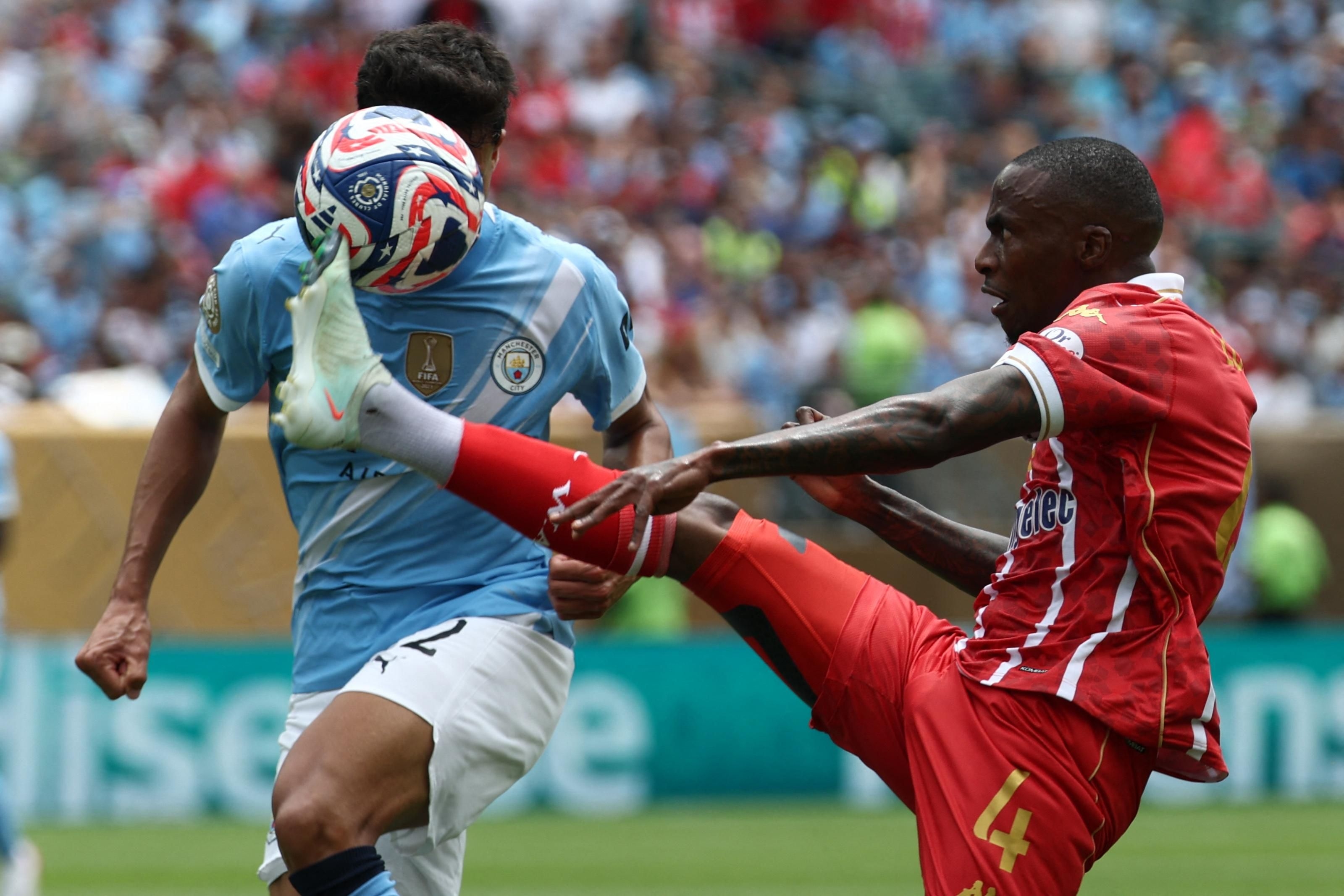 'Productive' Thembinkosi Lorch earns praise despite loss to Manchester City