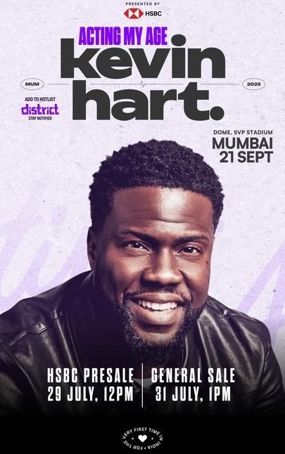 Kevin Hart to perform in India