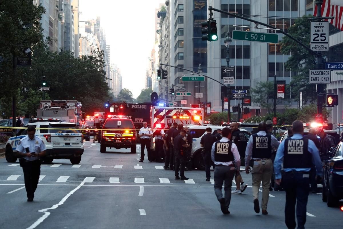 Five dead including gunman in New York office shooting spree