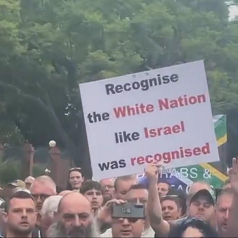 How the chartered flight for Afrikaner refugees to the United States was approved